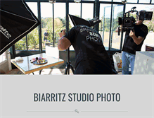Tablet Screenshot of biarritz-photo.com